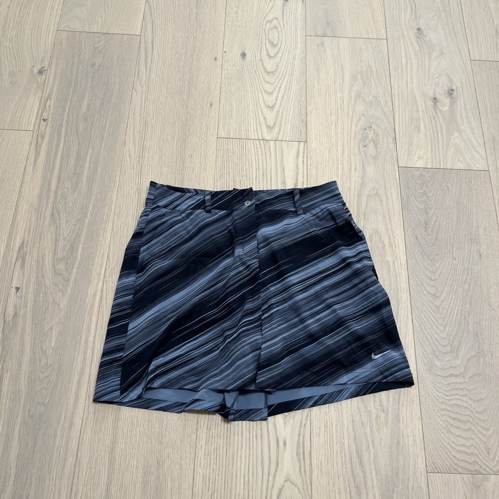 Nike Golf Dri-Fit Tour Performance Womens Black Grey Skort Skirt Shorts Size 8